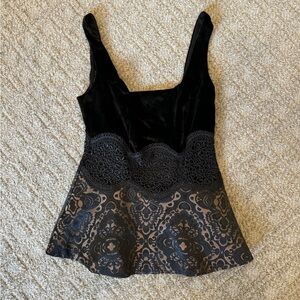 Bebe Velvet Top